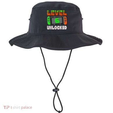 Birthday Boy Level 6 Unlocked 6th Birthday Game Pixel Bucket Hat