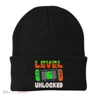 Birthday Boy Level 6 Unlocked 6th Birthday Game Pixel Beanie thumb 0