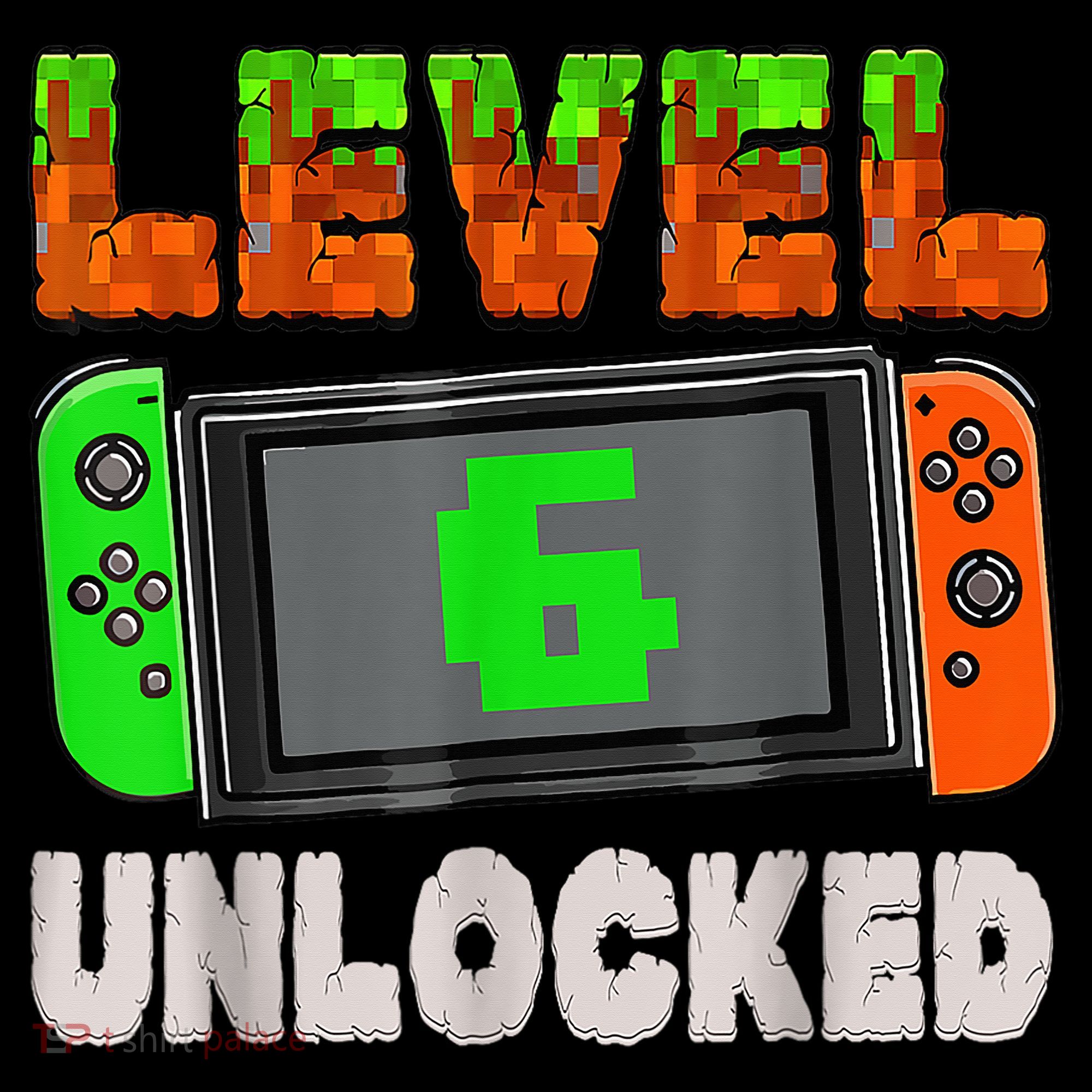 Birthday Boy Level 6 Unlocked 6th Birthday Game Pixel Baby Bodysuit