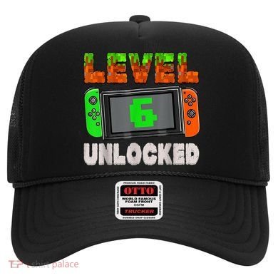 Birthday Boy Level 6 Unlocked 6th Birthday Game Pixel Hat
