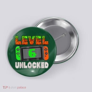 Birthday Boy Level 6 Unlocked 6th Birthday Game Pixel Button