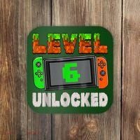 Birthday Boy Level 6 Unlocked 6th Birthday Game Pixel Coaster thumb 0