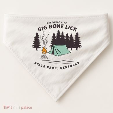 Big Bone Lick Park USA-Made Doggie Bandana