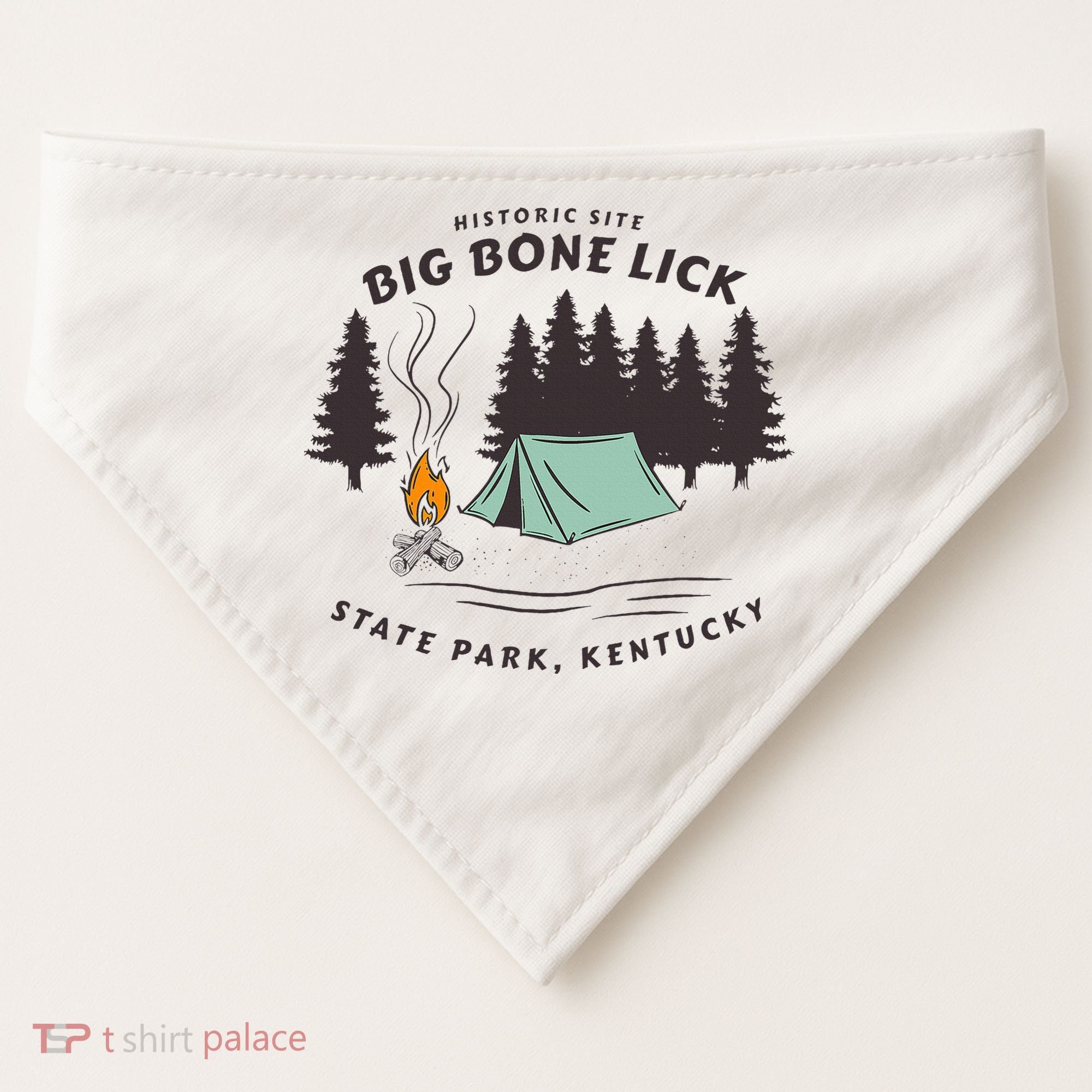 Big Bone Lick Park USA-Made Doggie Bandana