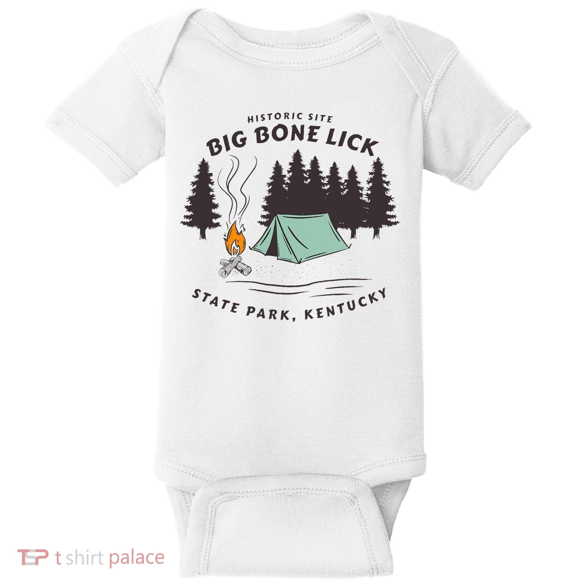 Big Bone Lick Park Baby Bodysuit