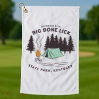 Big Bone Lick Park Golf Towel thumb 1