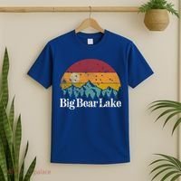 Big Bear Lake California 70S 80S Retro Vintage Mountain Ski Gift T-Shirt thumb 2