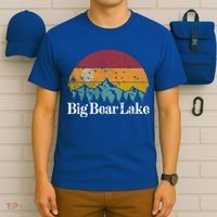 Big Bear Lake California 70S 80S Retro Vintage Mountain Ski Gift T-Shirt thumb 6