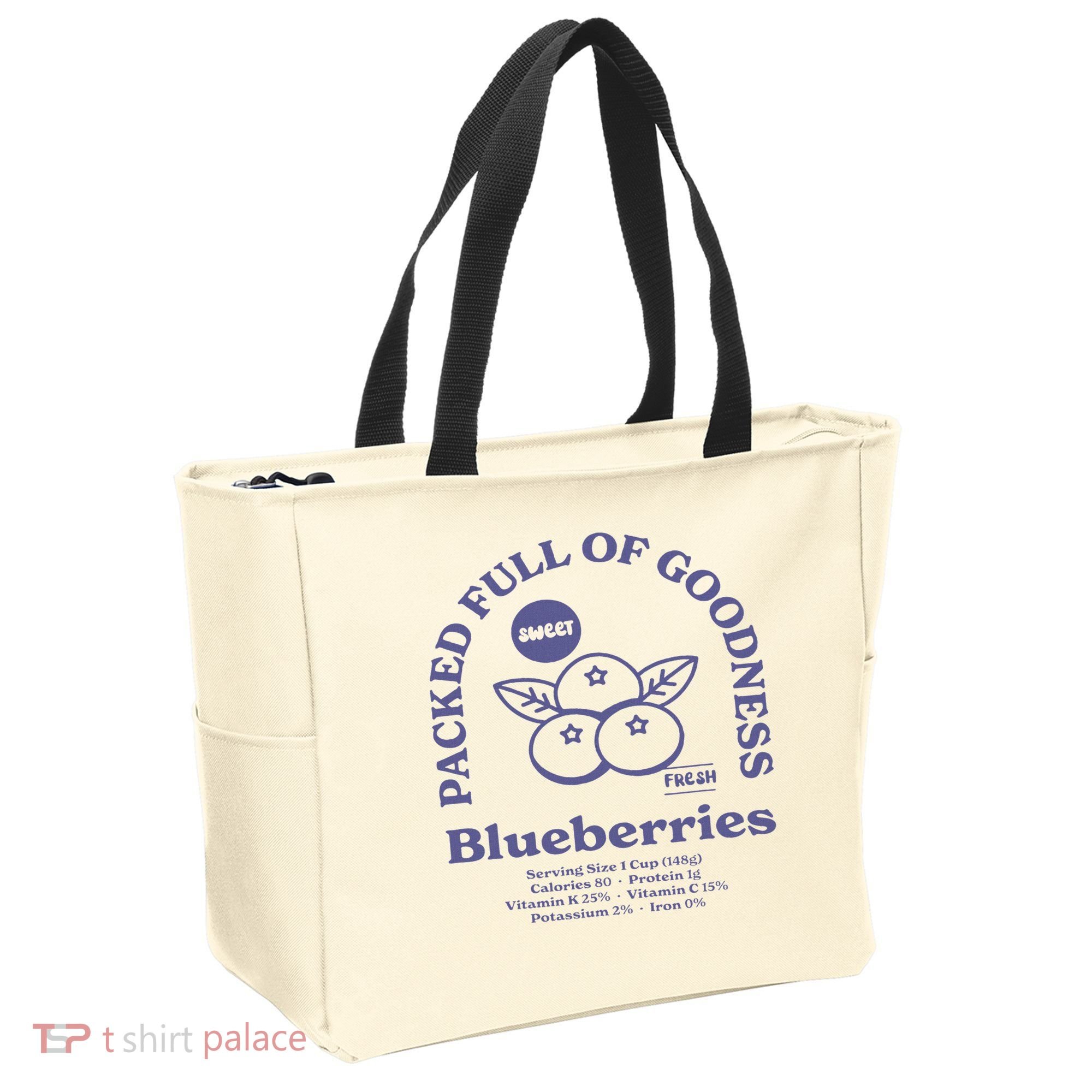 Blueberries Tote Bag