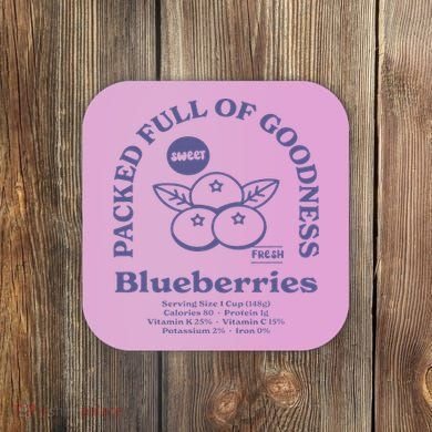 Blueberries Coaster