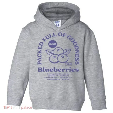 Blueberries Toddler Hoodie