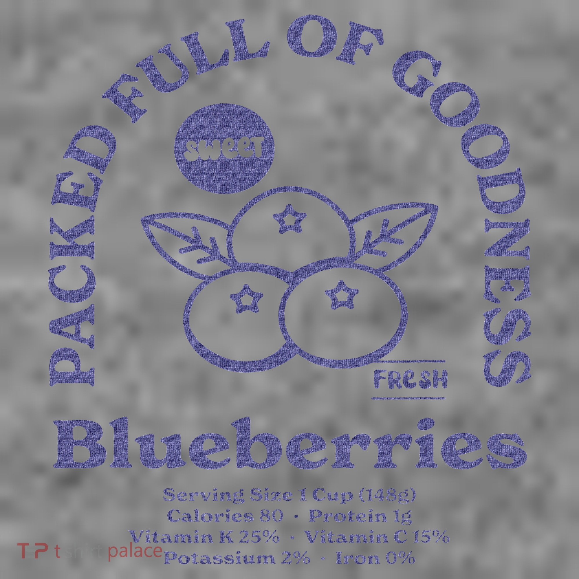 Blueberries Toddler Hoodie