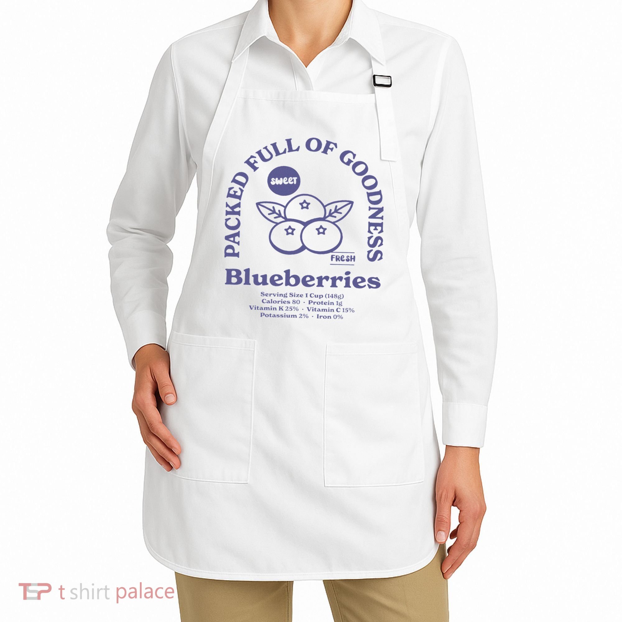 Blueberries Apron