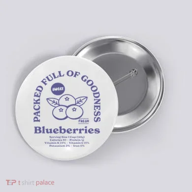Blueberries Button
