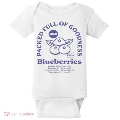 Blueberries Baby Bodysuit