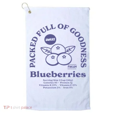 Blueberries Golf Towel