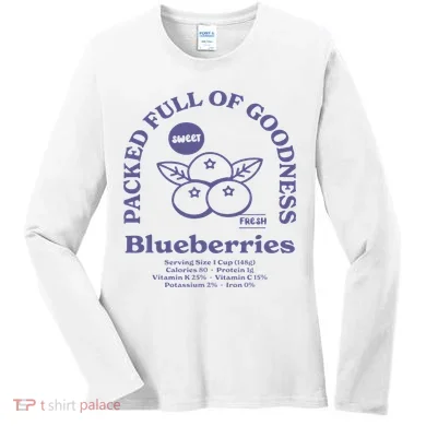 Blueberries Women's Long Sleeve Shirt