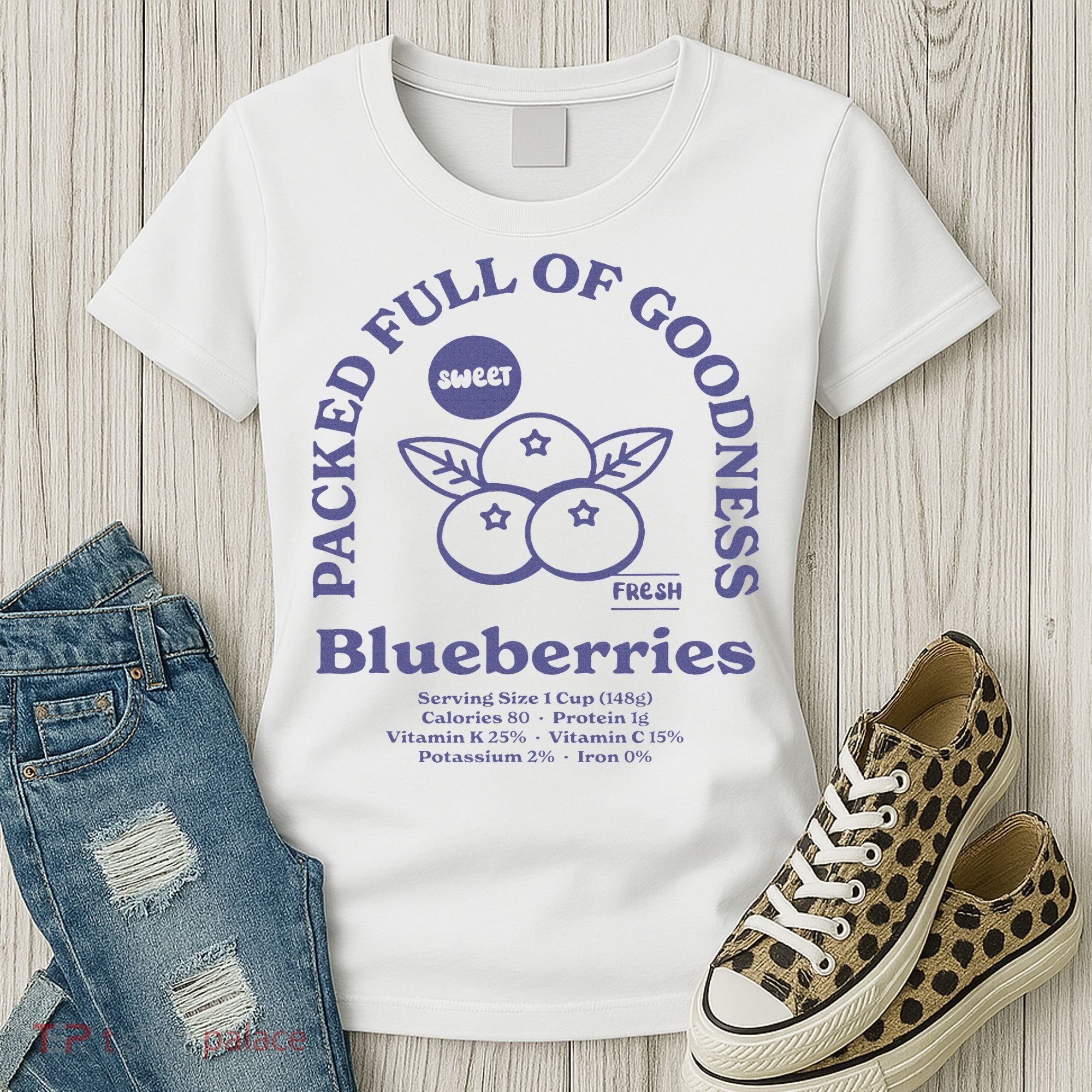 Blueberries Women's T-Shirt