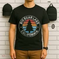 Big Bear Lake California Ca Vintage Graphic Retro 70s T-Shirt thumb 6