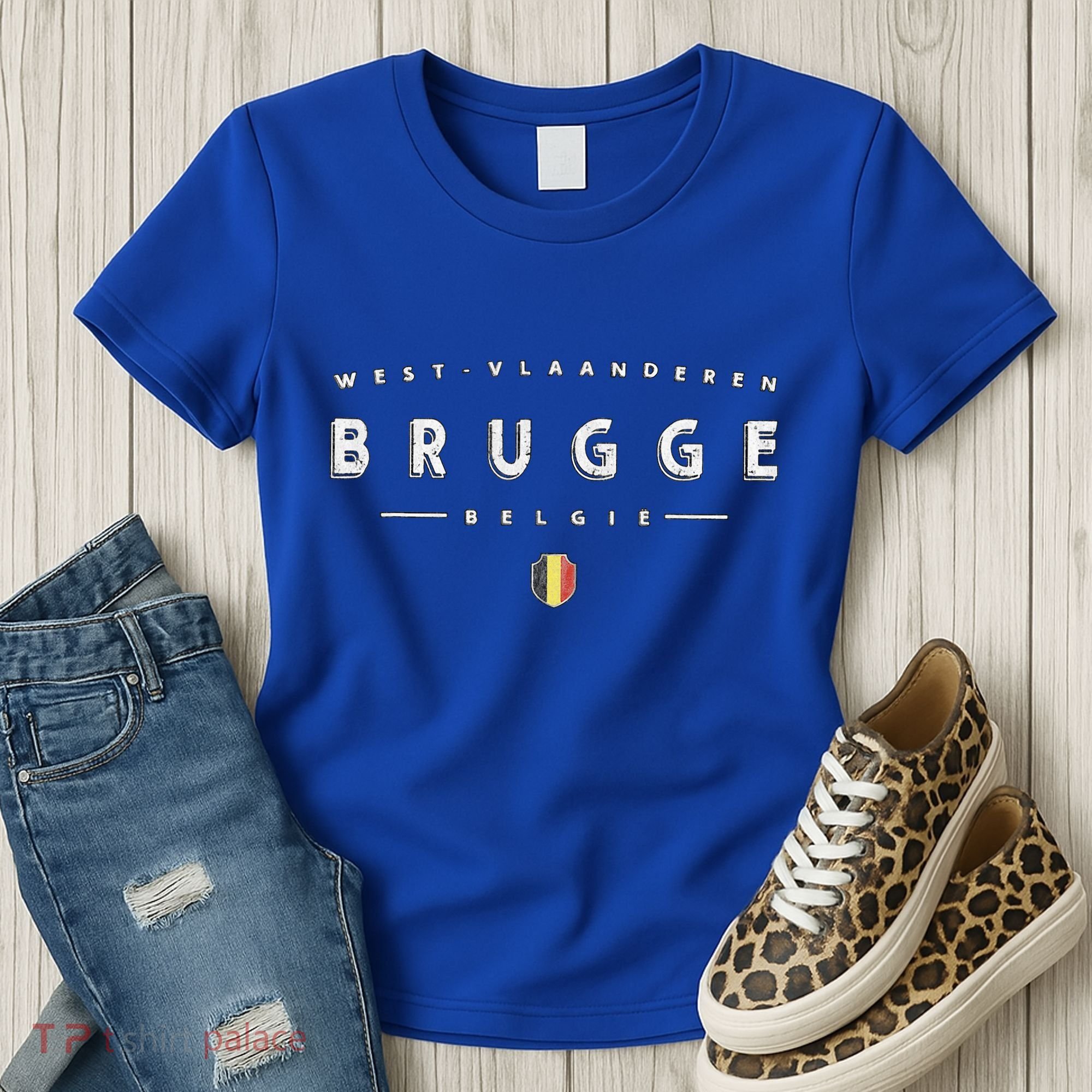Bruges Belgium Logo Brugge België Women's T-Shirt
