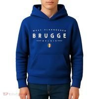 Bruges Belgium Logo Brugge België Kids Hoodie thumb 4