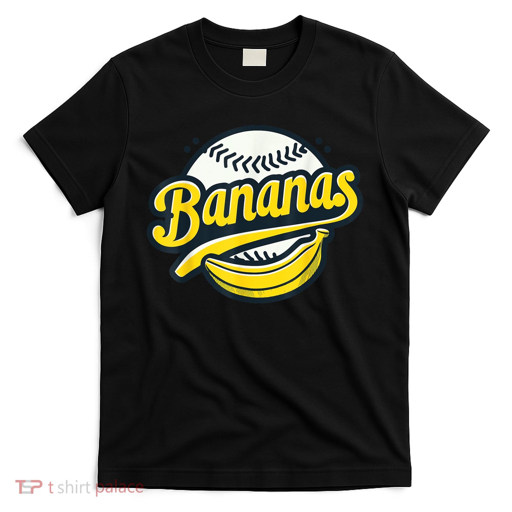 Banana Baseball Lover Cool Game Kawaii T-Shirt