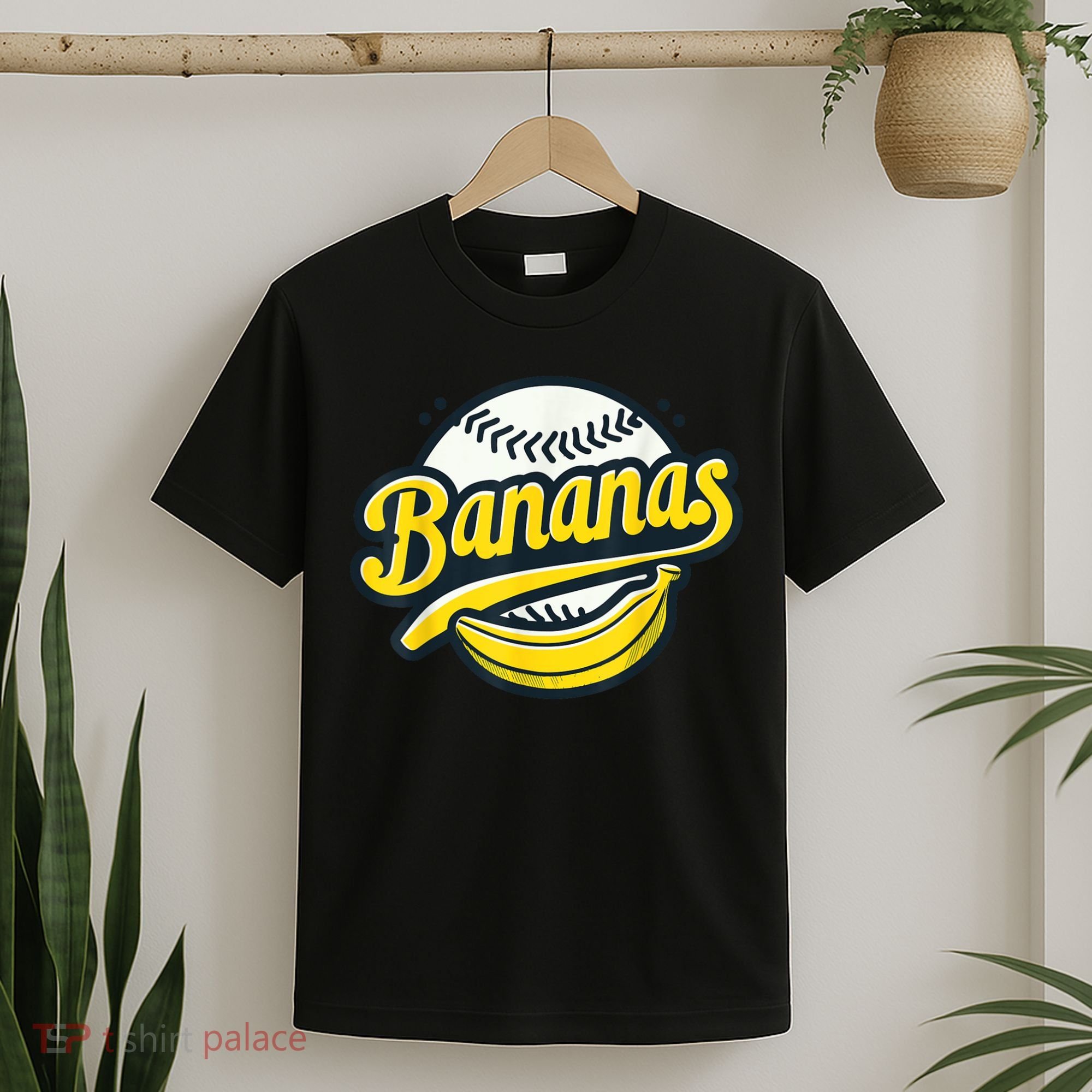 Banana Baseball Lover Cool Game Kawaii T-Shirt
