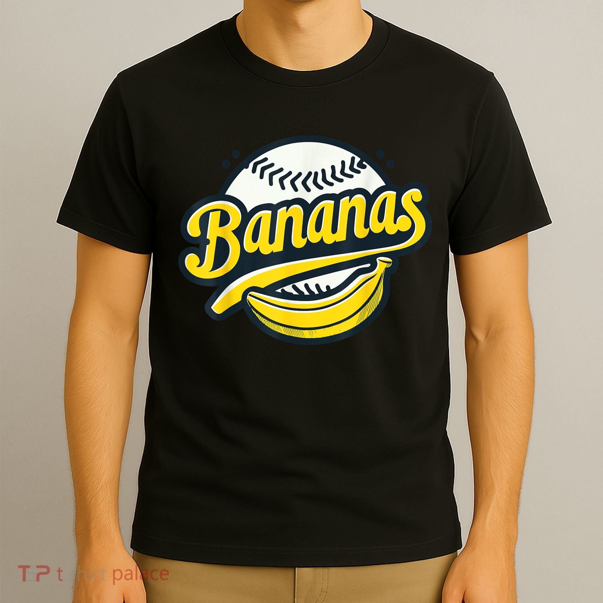 Banana Baseball Lover Cool Game Kawaii T-Shirt
