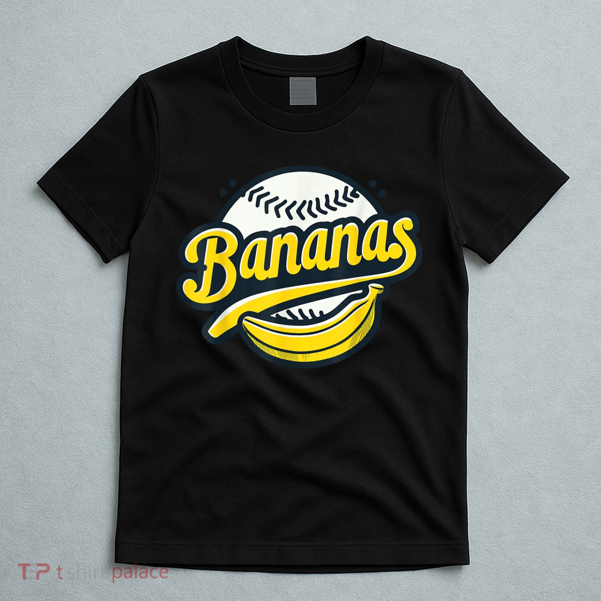 Banana Baseball Lover Cool Game Kawaii T-Shirt