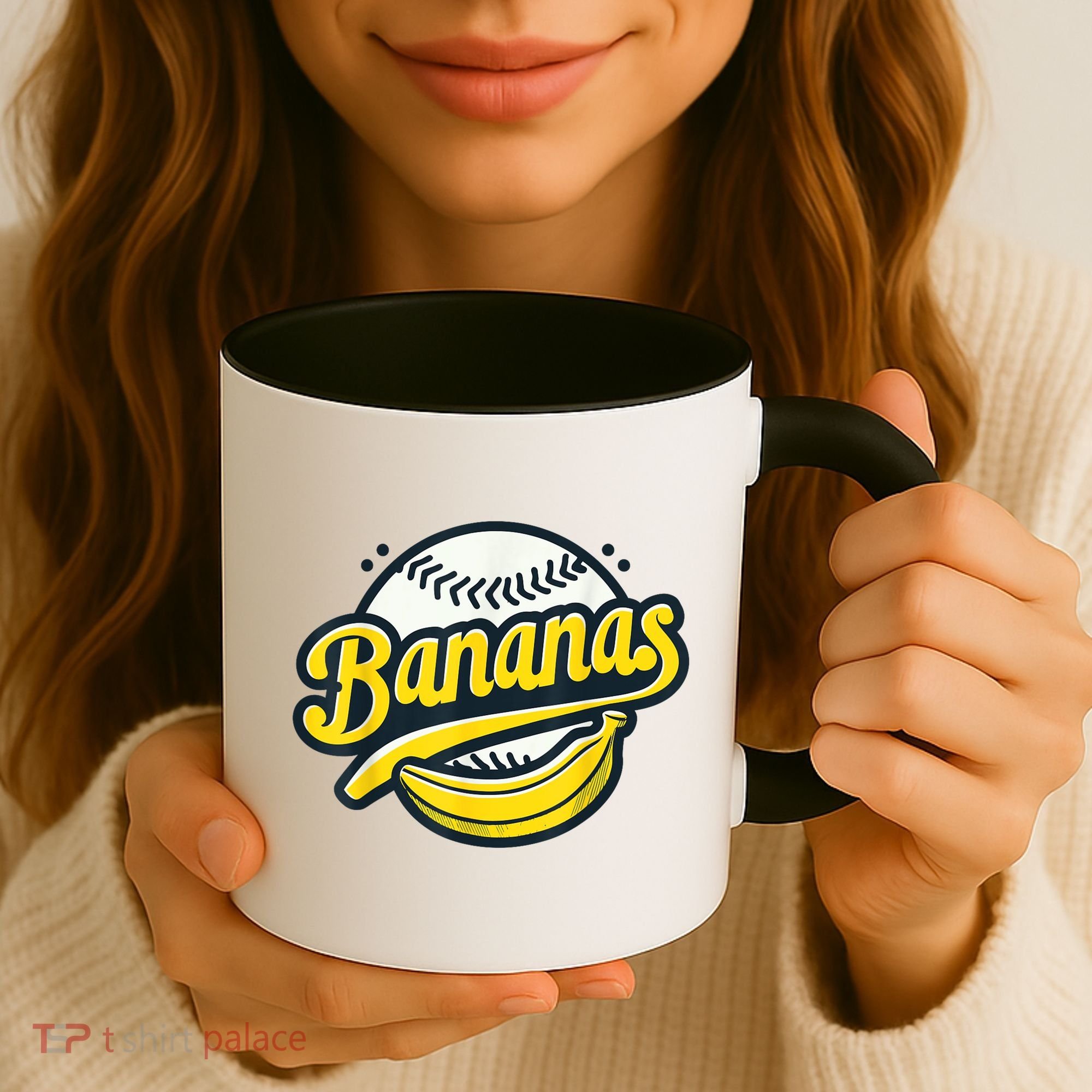 Banana Baseball Lover Cool Game Kawaii Coffee Mug