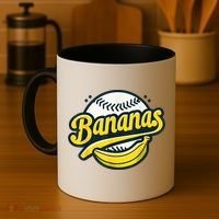Banana Baseball Lover Cool Game Kawaii Coffee Mug thumb 4