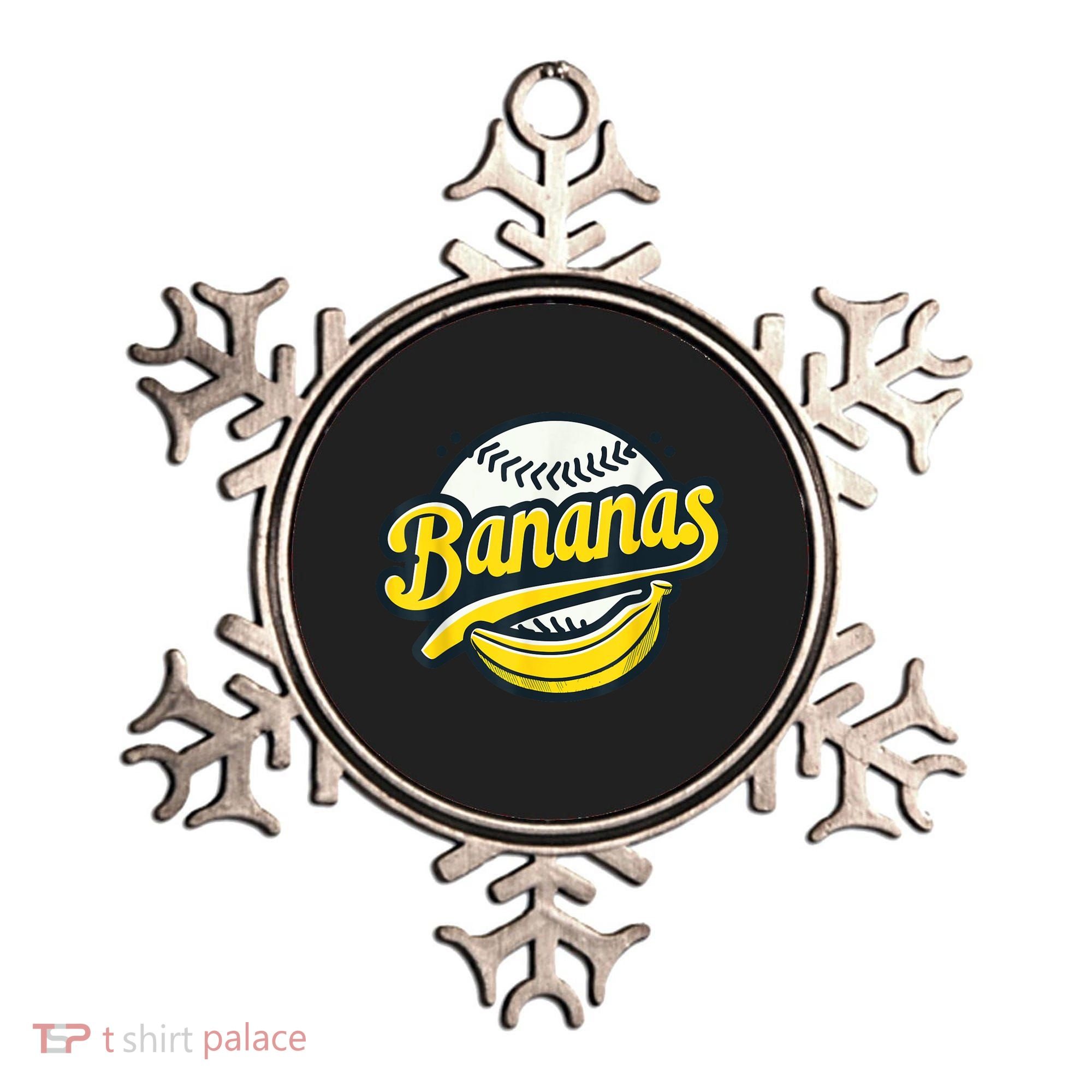 Banana Baseball Lover Cool Game Kawaii Ornament