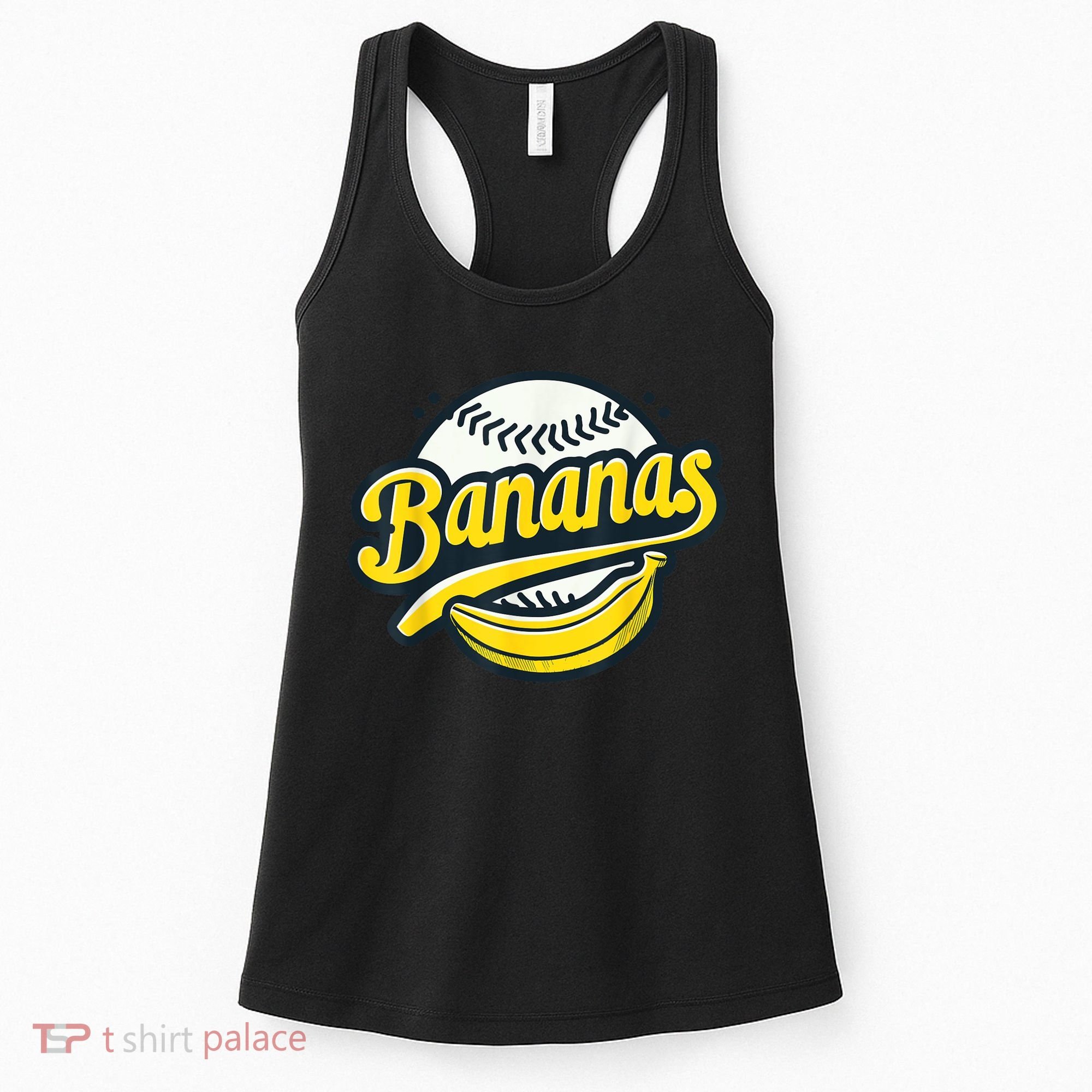 Banana Baseball Lover Cool Game Kawaii Women's Tank Top