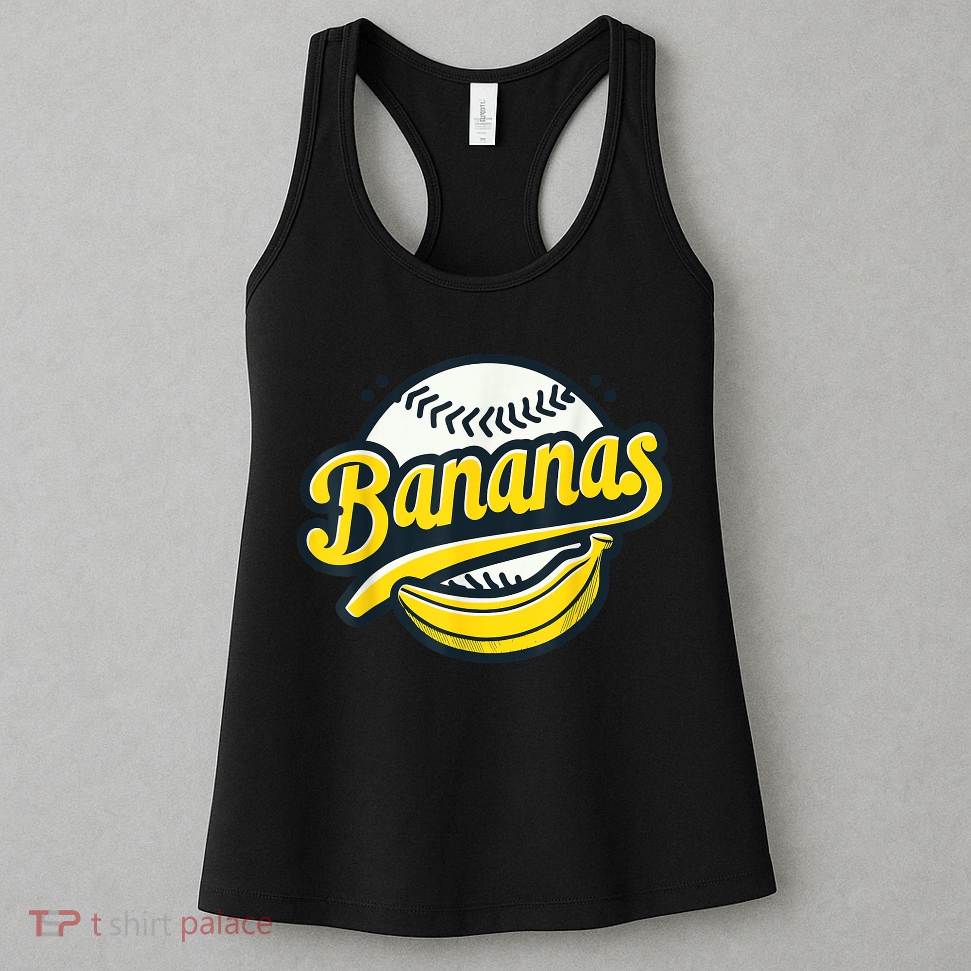 Banana Baseball Lover Cool Game Kawaii Women's Tank Top