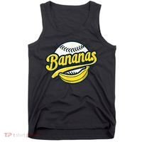 Banana Baseball Lover Cool Game Kawaii Tank Top thumb 0