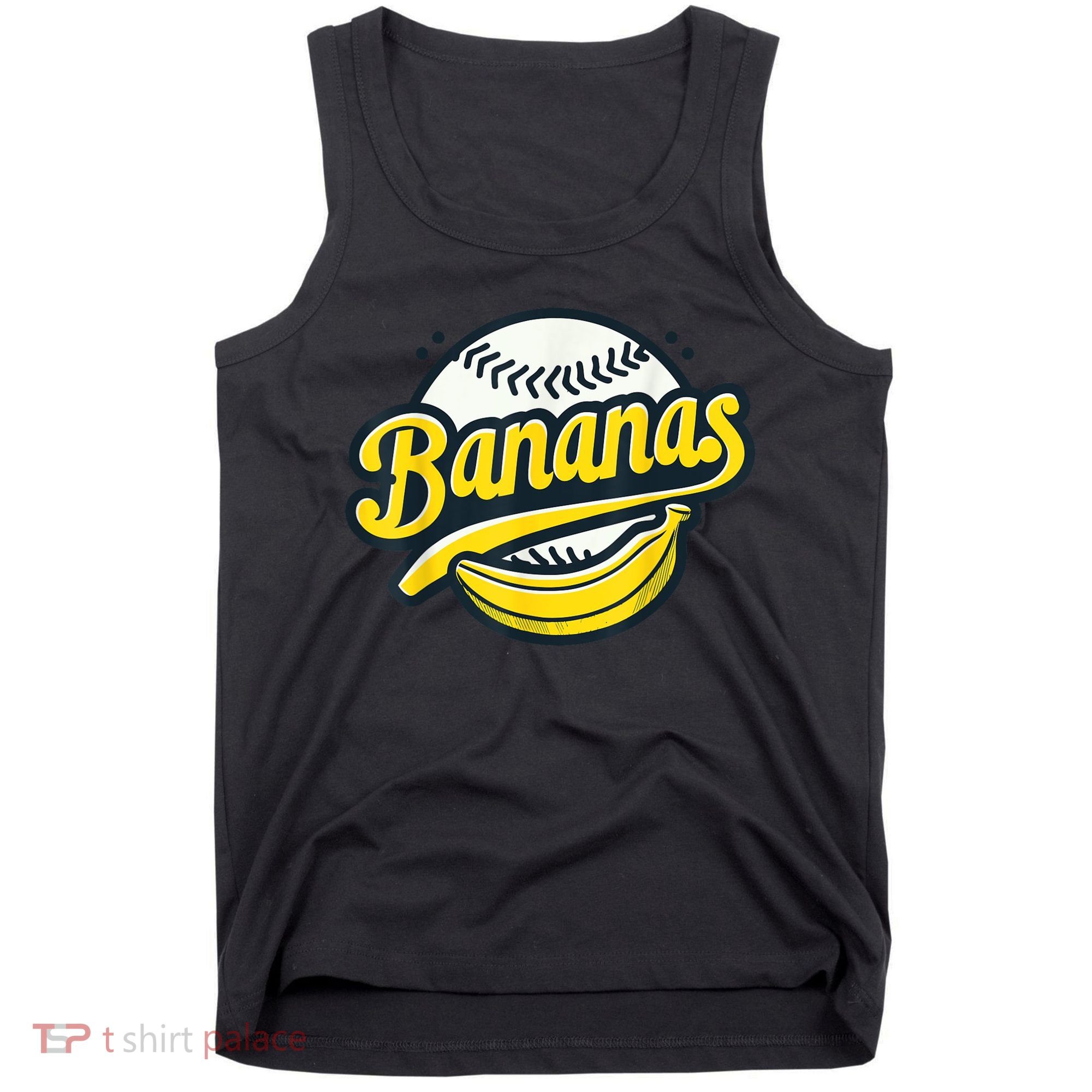 Banana Baseball Lover Cool Game Kawaii Tank Top