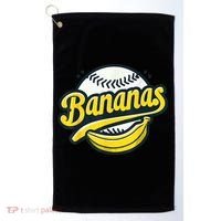 Banana Baseball Lover Cool Game Kawaii Golf Towel thumb 0