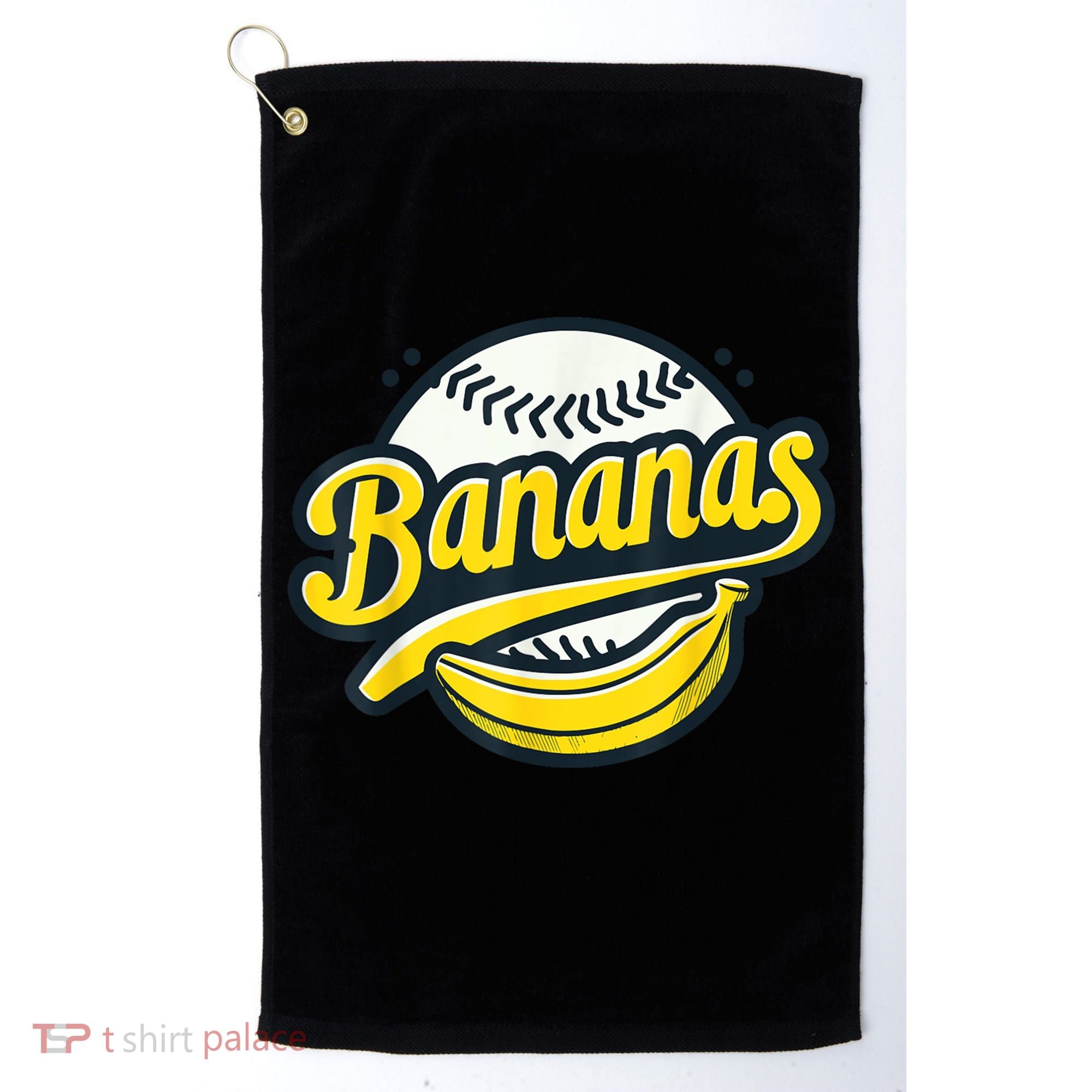 Banana Baseball Lover Cool Game Kawaii Golf Towel