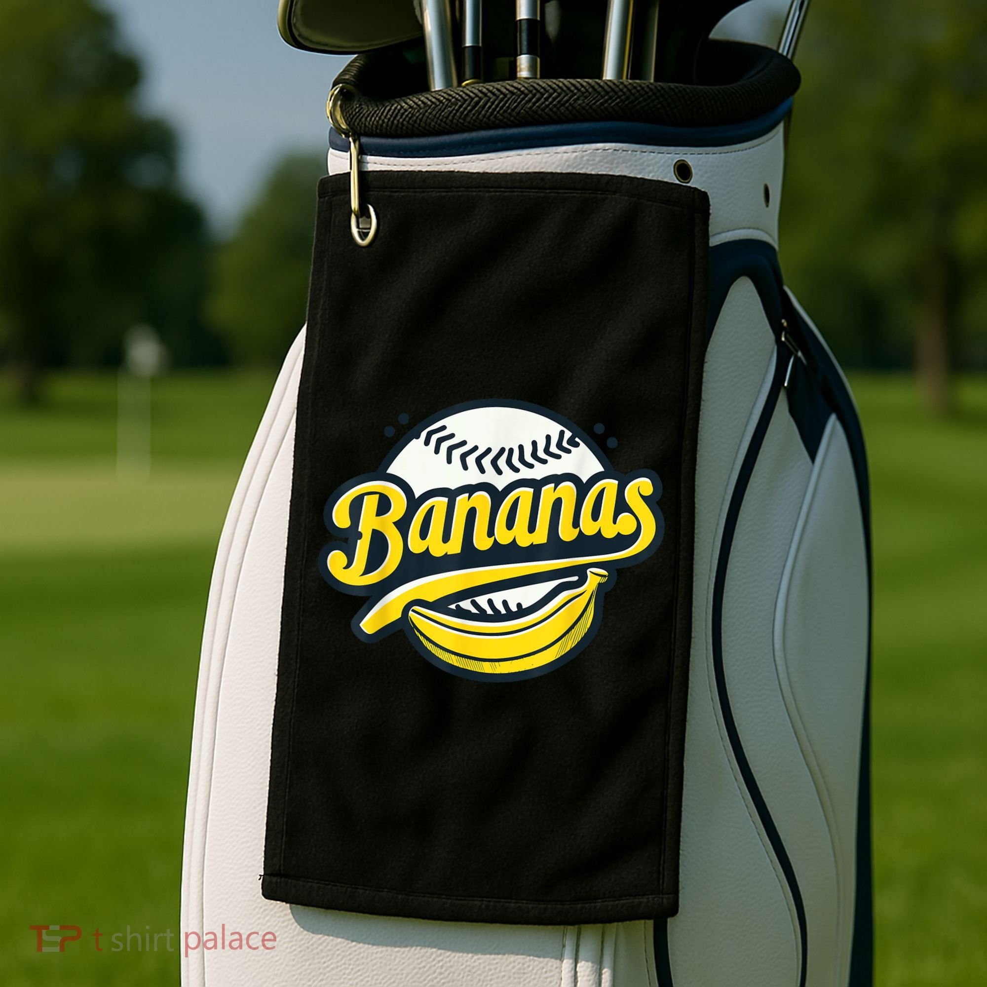 Banana Baseball Lover Cool Game Kawaii Golf Towel