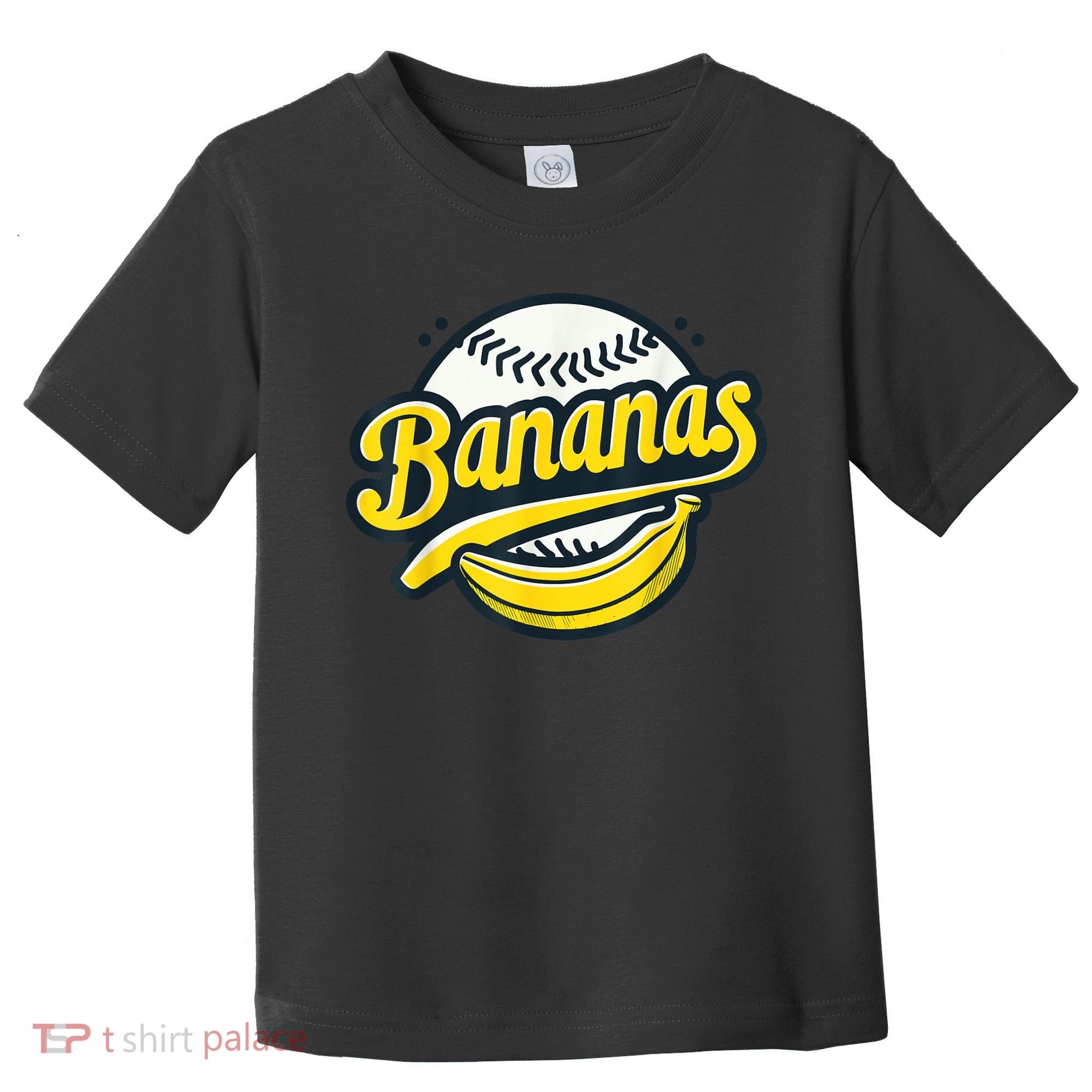 Banana Baseball Lover Cool Game Kawaii Toddler T-Shirt