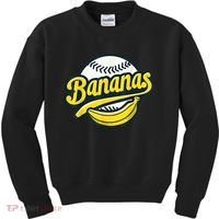 Banana Baseball Lover Cool Game Kawaii Kids Sweatshirt thumb 0