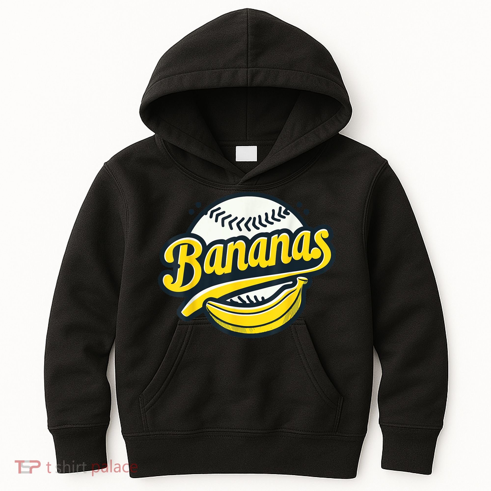 Banana Baseball Lover Cool Game Kawaii Kids Hoodie