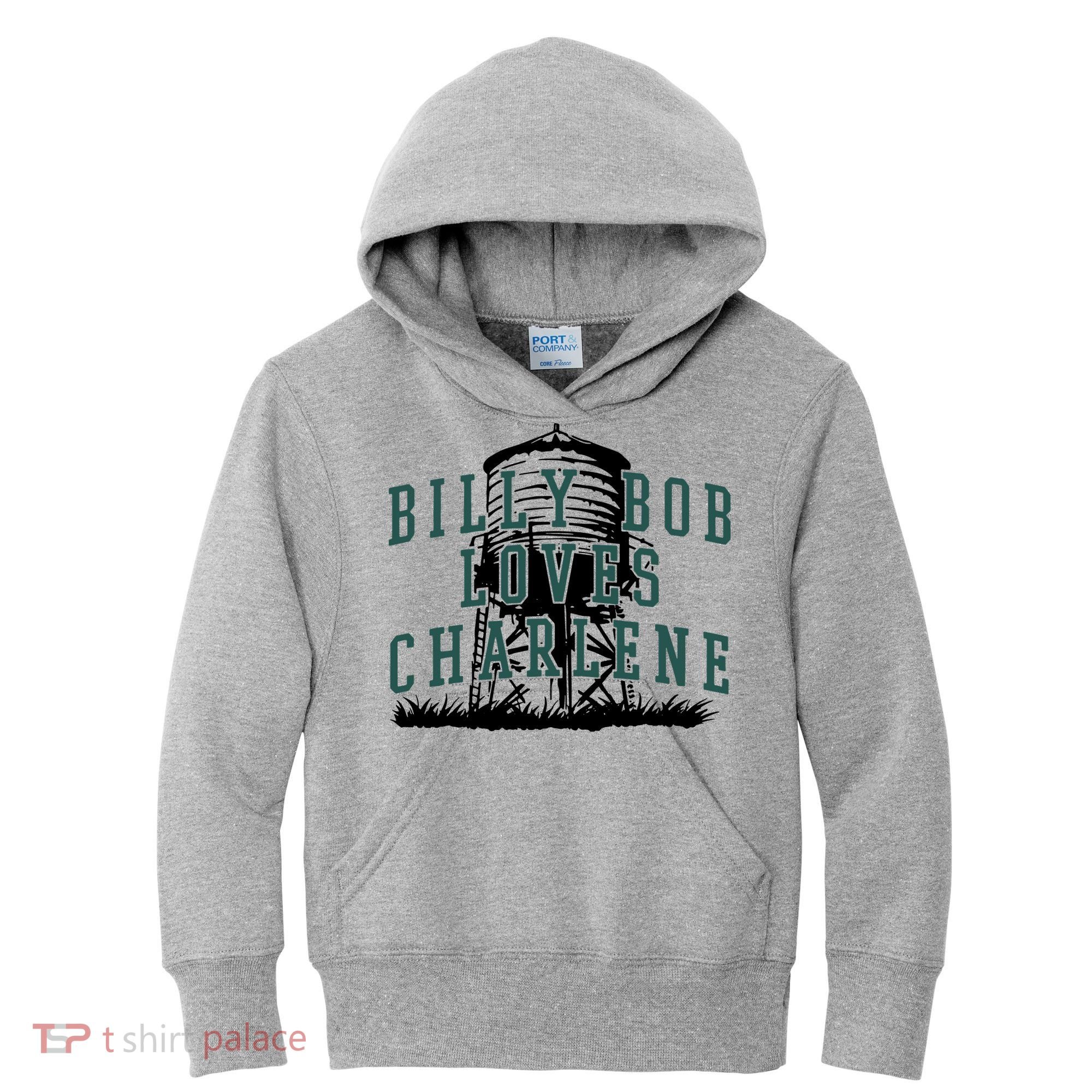 Billy Bob Loves Charlene Kids Hoodie