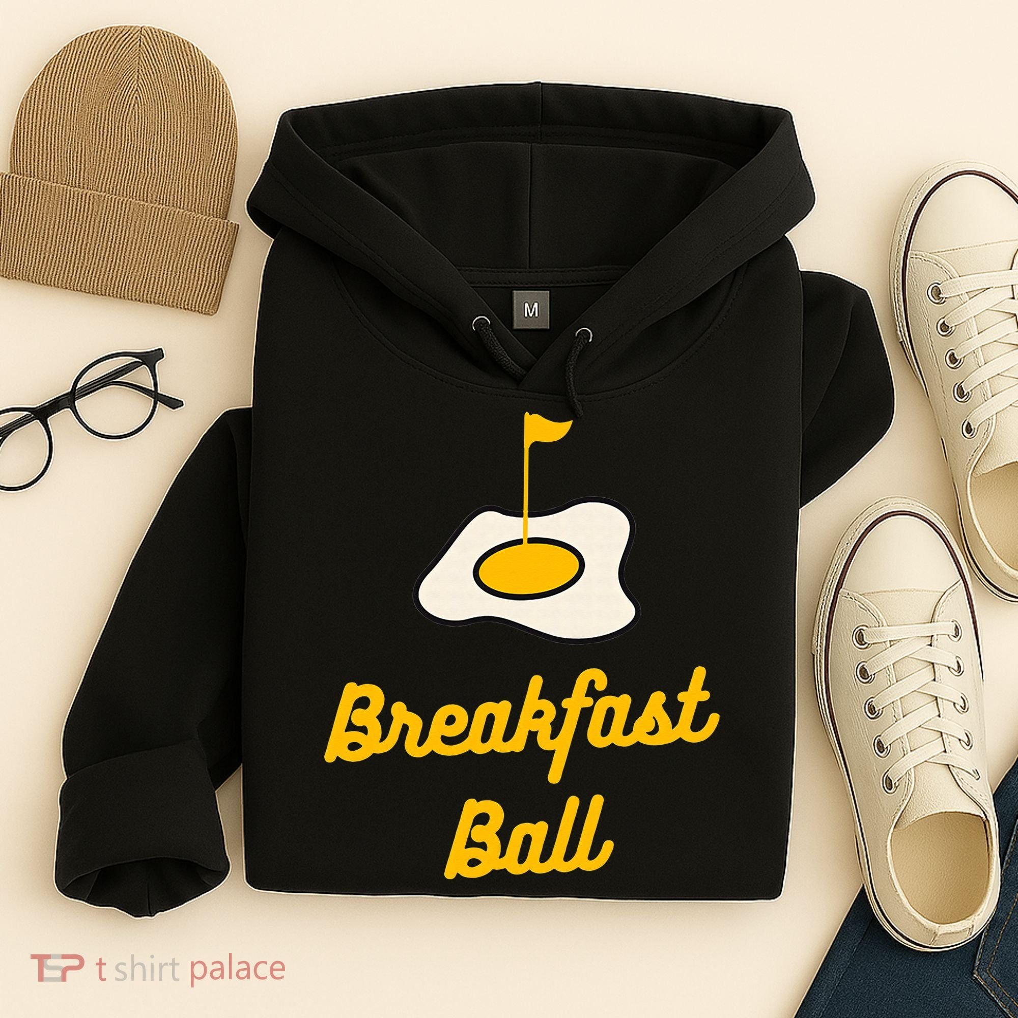 Breakfast Ball Mulligan Golf funny sport lovers Hoodie