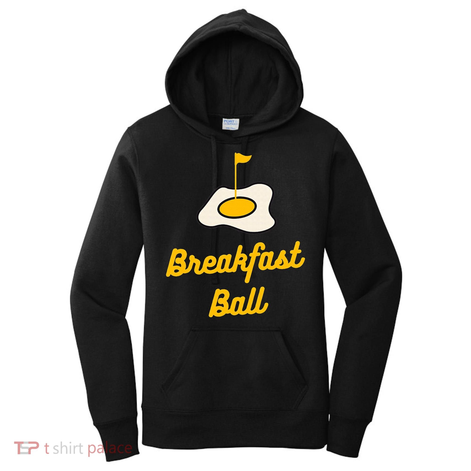 Breakfast Ball Mulligan Golf funny sport lovers Women's Hoodie