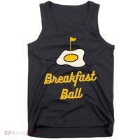 Breakfast Ball Mulligan Golf funny sport lovers Tank Top thumb 0