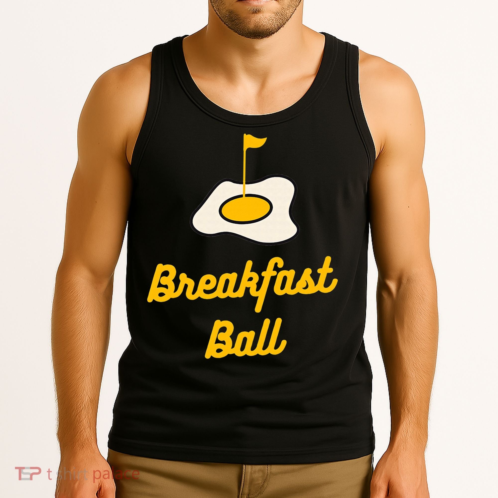 Breakfast Ball Mulligan Golf funny sport lovers Tank Top