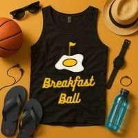 Breakfast Ball Mulligan Golf funny sport lovers Tank Top thumb 4