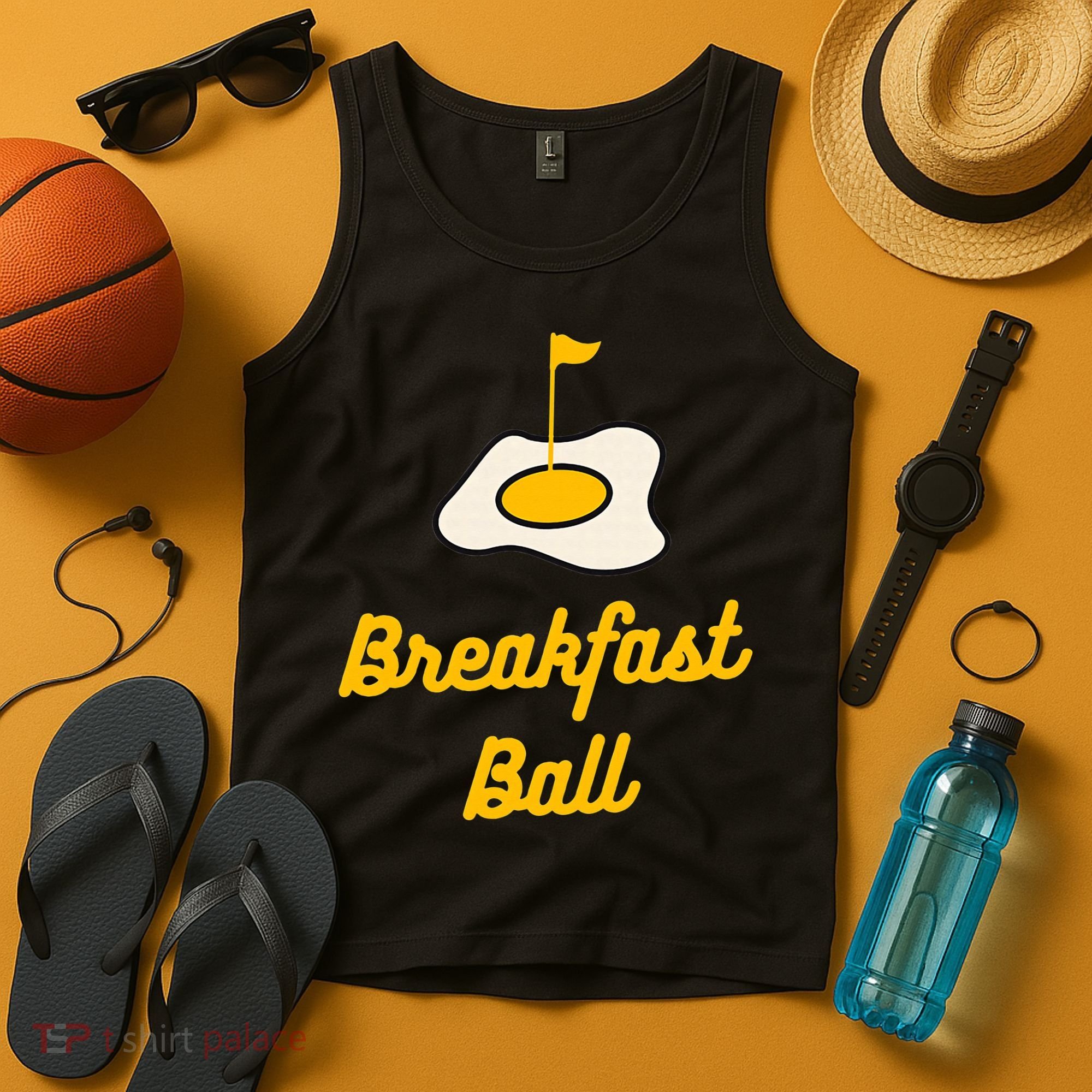 Breakfast Ball Mulligan Golf funny sport lovers Tank Top