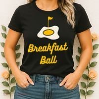 Breakfast Ball Mulligan Golf funny sport lovers Women's T-Shirt thumb 2
